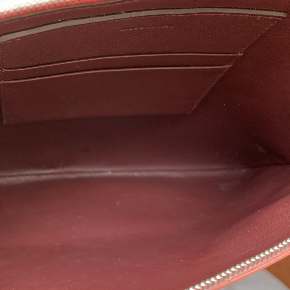 Celine Clutch Pouch rose leather&clear pvc tote - Picture 6 of 16